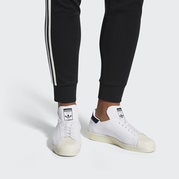 Adidas Superstar 80s Primeknit Férfi Utcai Cipő - Fehér [D18731]